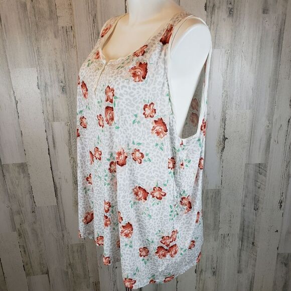 Torrid Henley Cotton Blend Tank Sz 5X - Picture 4 of 8